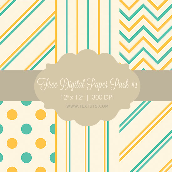 Free Digital Paper Pack #1