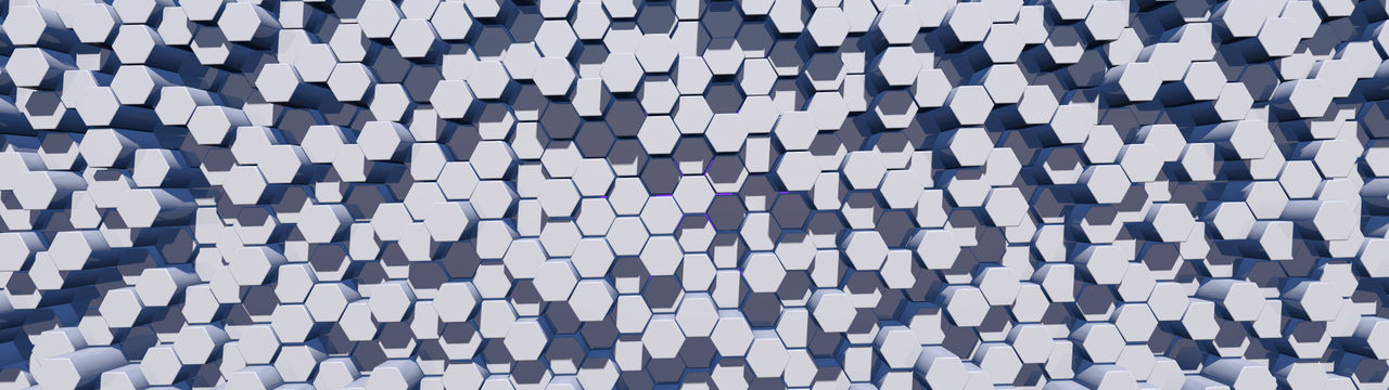 Hexagon white wallpaper