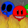 Evil Balloons - Art Trade