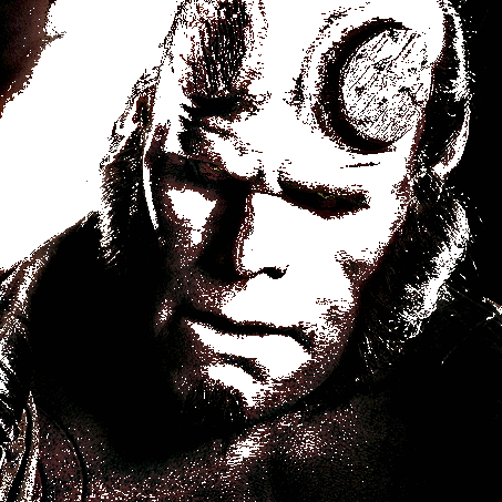 Hellboy Pixel Painting