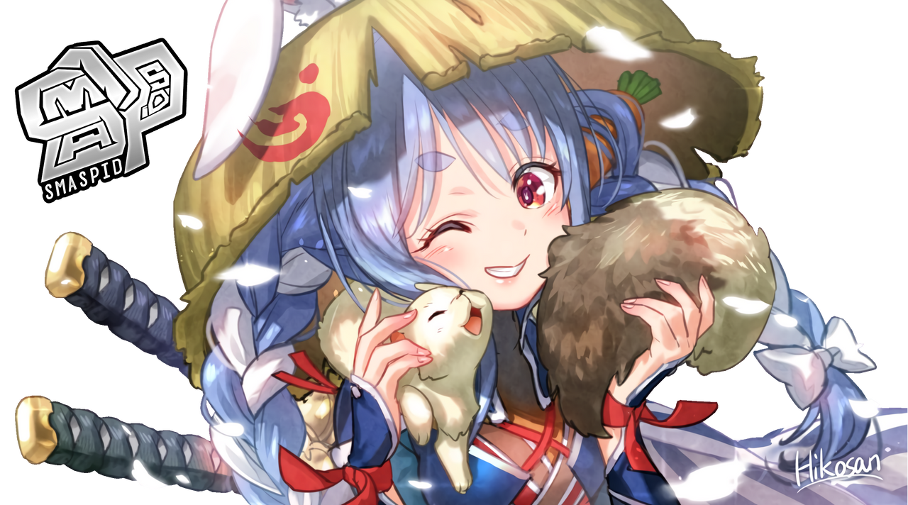 Usada pekora render by Smaspid on DeviantArt