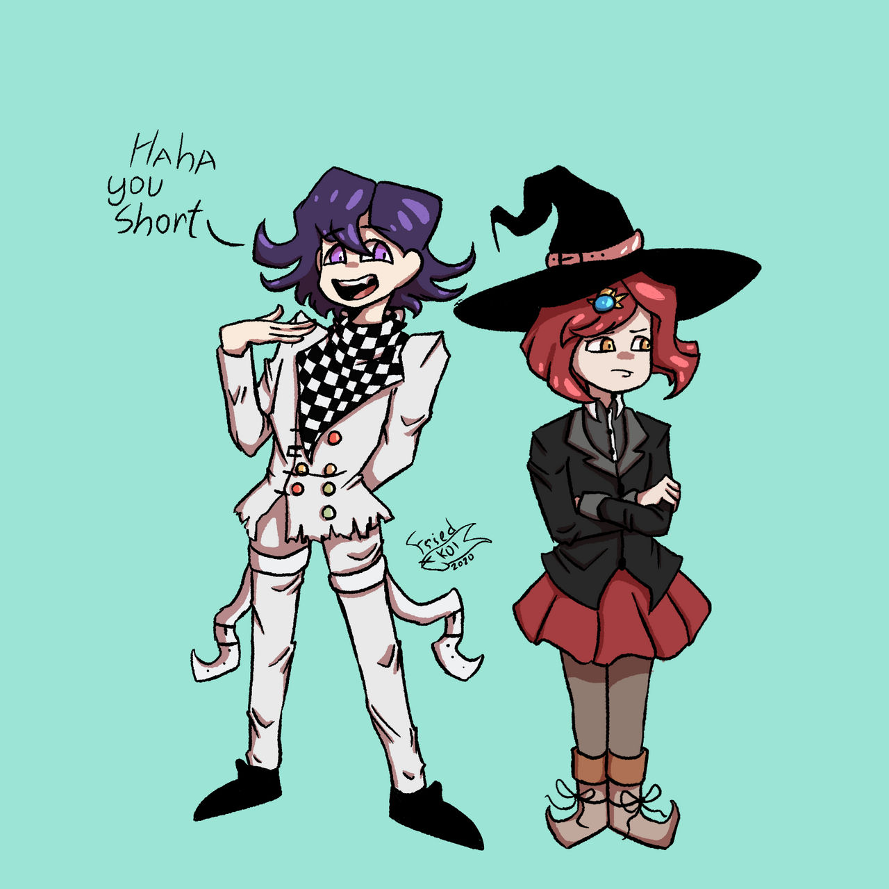 Kokichi And Himiko by FriedKoi on DeviantArt