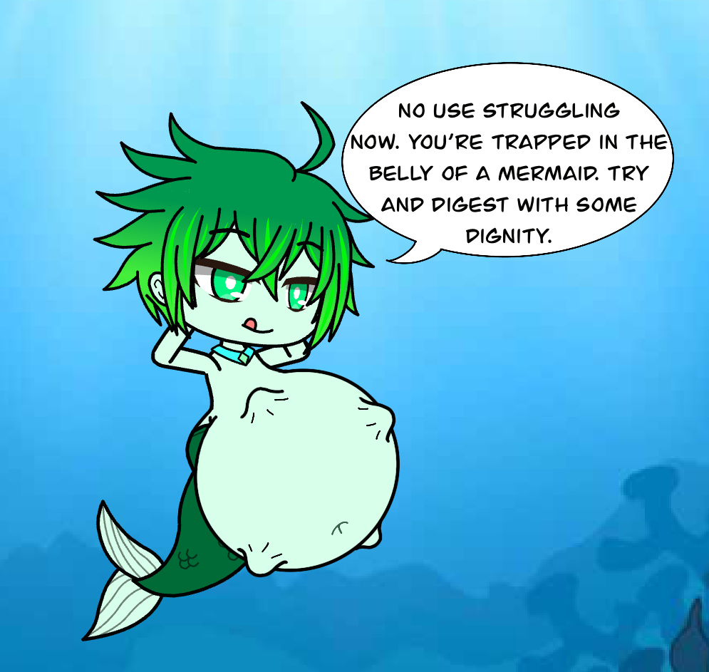 Digested Mermaid Mermaids Meal by DatStrudel on DeviantArt