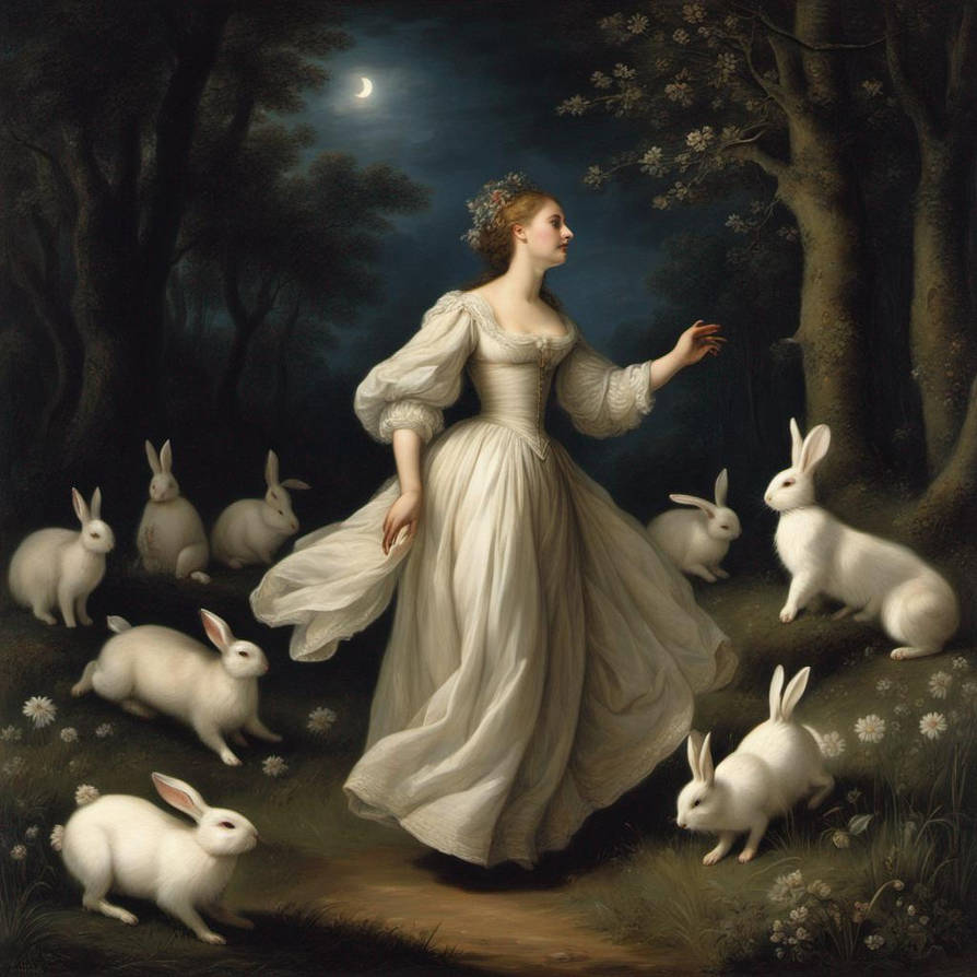 The Dancing Rabbits by Children7 on DeviantArt