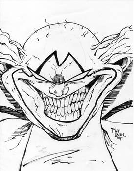 The Clown, from Spawn Inktober Day 03