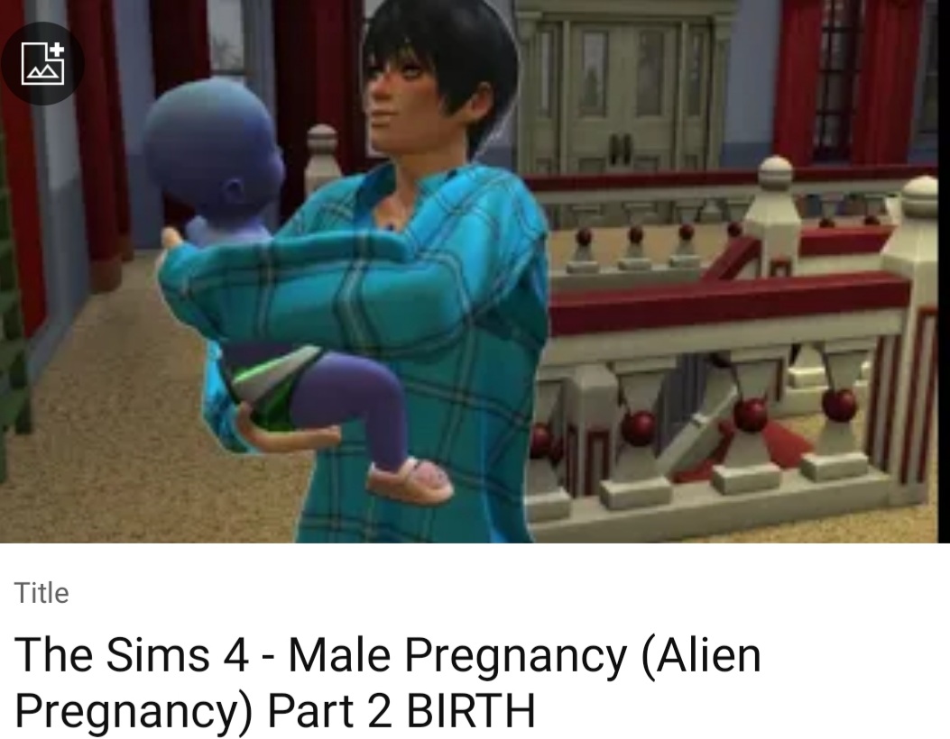 The Sims 4 - Male Pregnancy (Alien Pregnancy) 2 by MpregFanatic197 on
