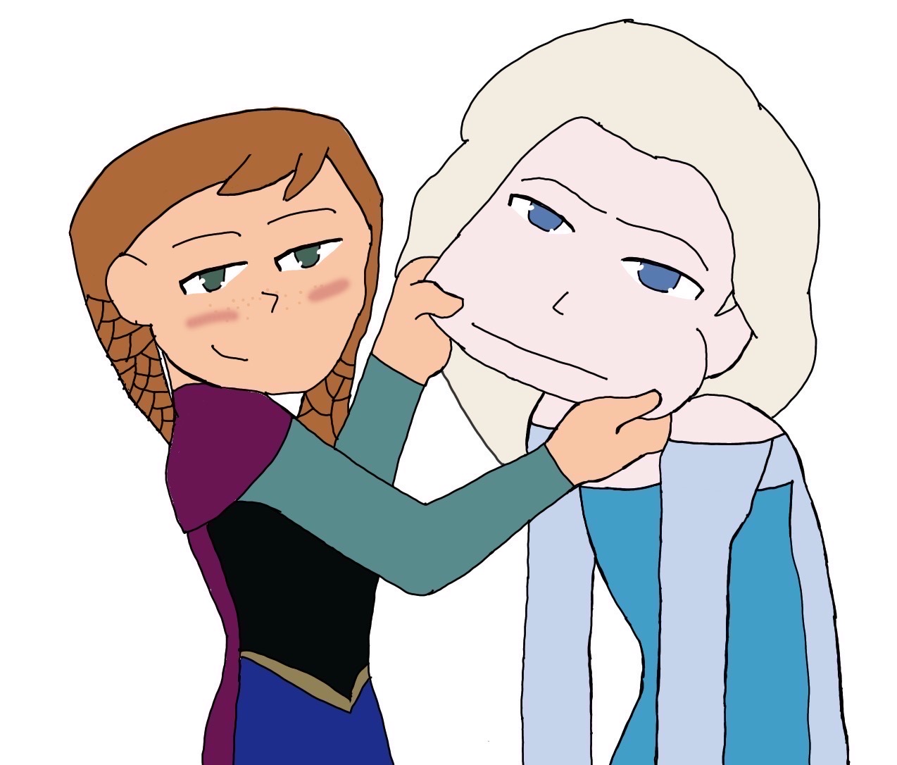 Stretchy Frozen Face of Arendelle by NGMRX on DeviantArt