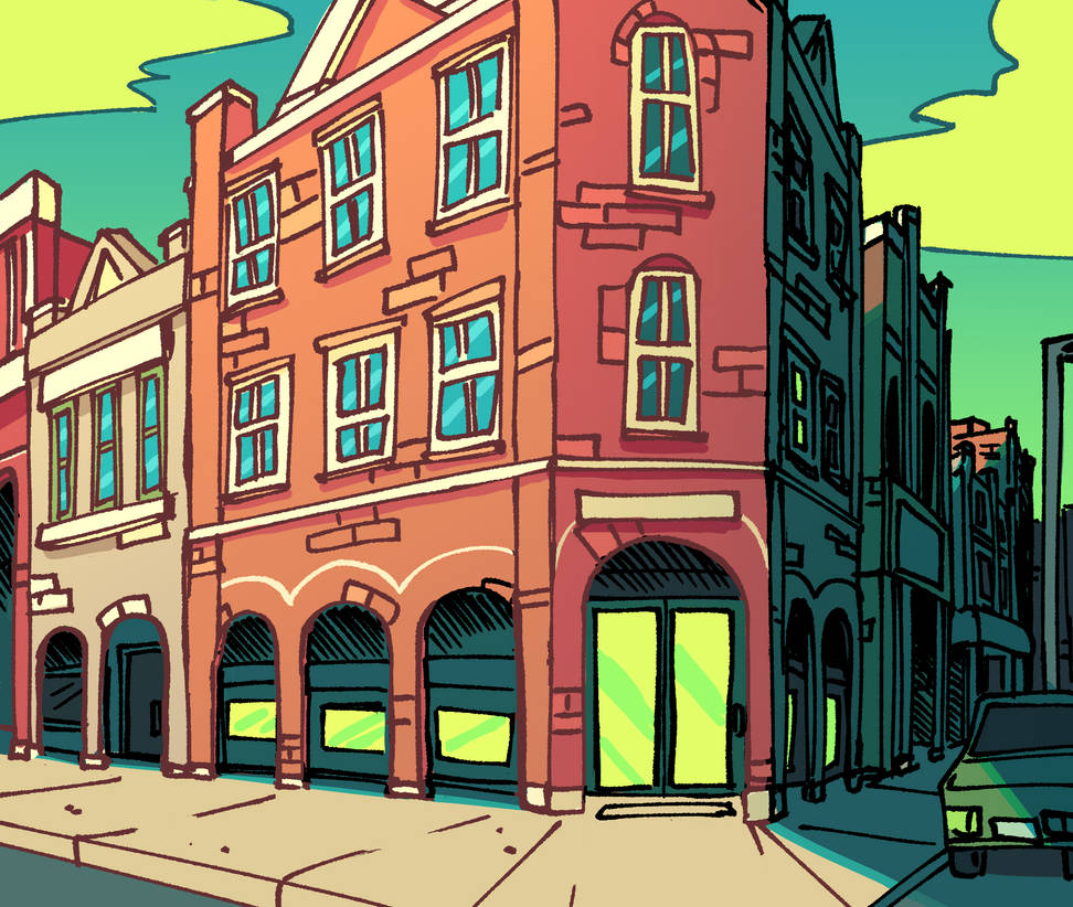 town square by thegrimmpainter on DeviantArt