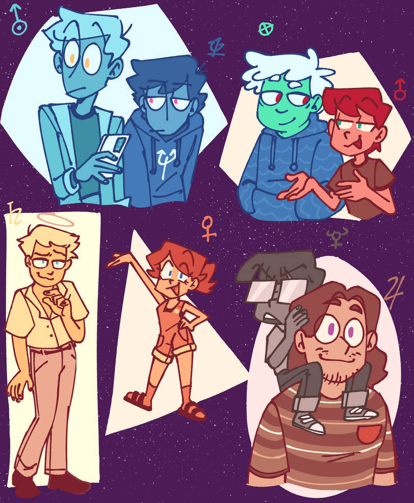 Planets of the Solar System by thegrimmpainter on DeviantArt