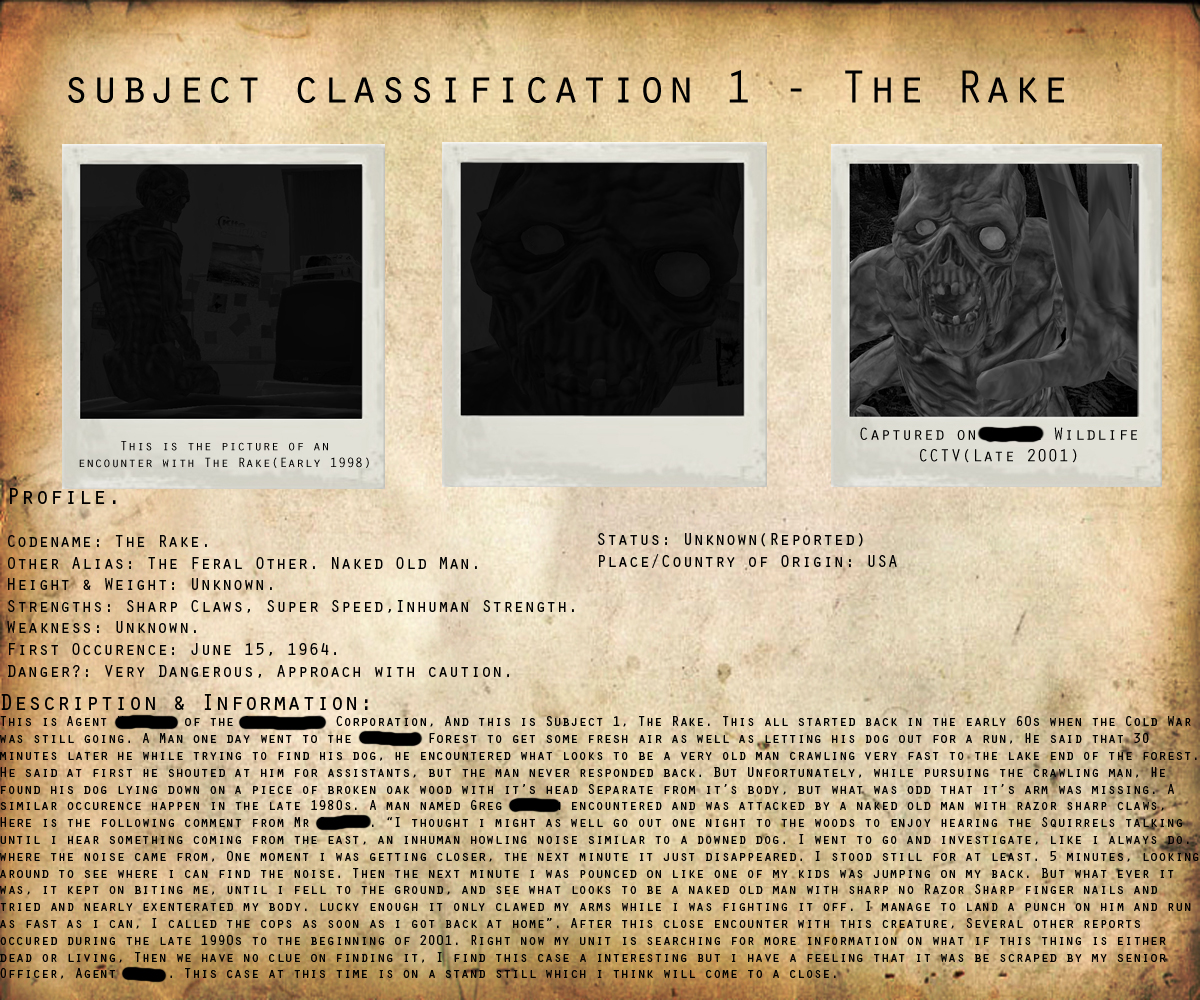 CP Subject Classification 1 - The Rake