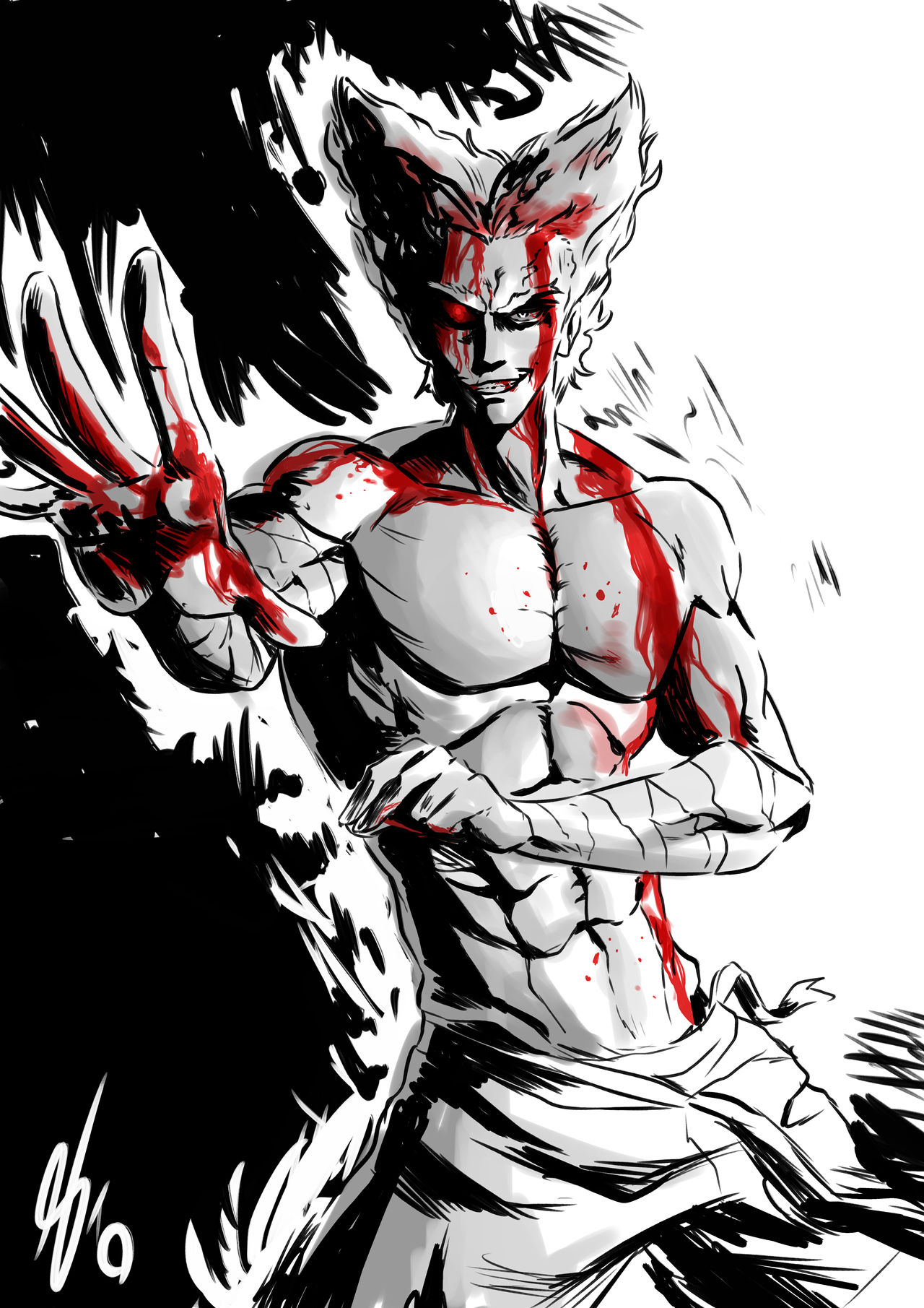 Garou Inflation Garou by ThomasOlguin on DeviantArt