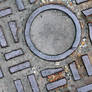 Close Up Manhole Cover