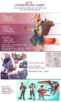 2022 Commissions Sheet