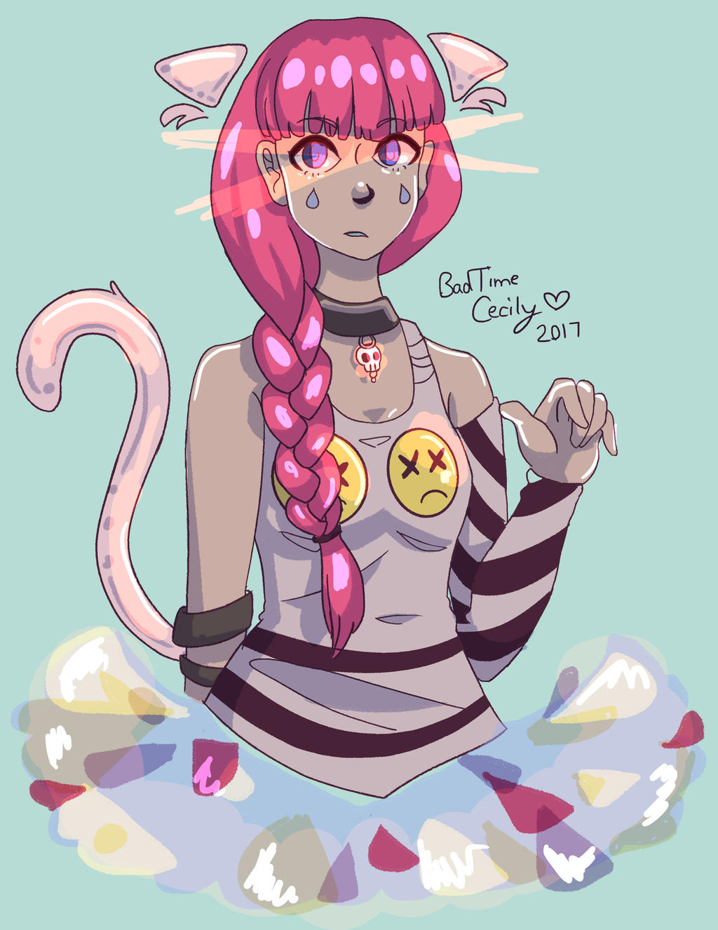 Pastel Cat Girl By BadTimeCecily On DeviantArt pastel-cat-girl-by-badtimececily-on-deviantart