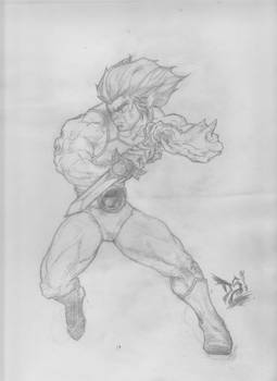 LUNGING LION-O
