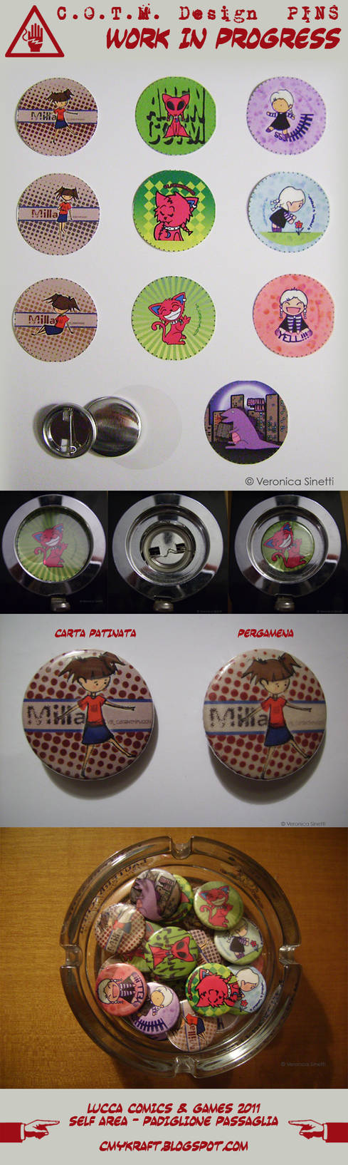 COTM Design PINS by vs-catonthemoon