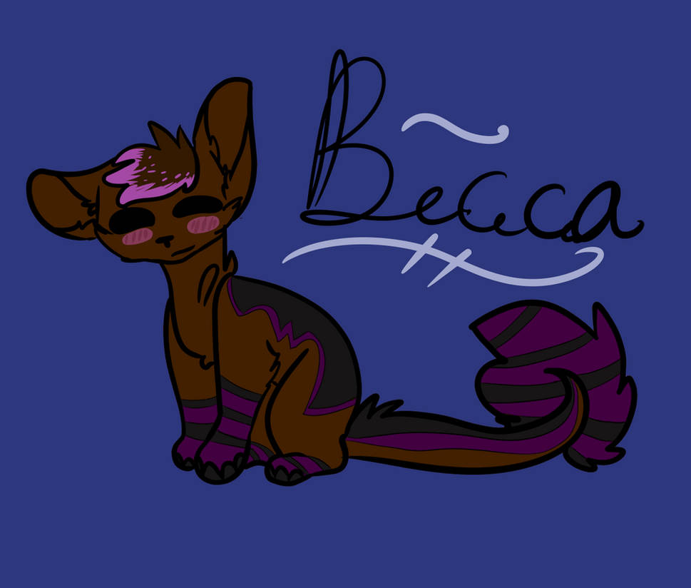 Yet another drawing of Becca by GreenShineAnimations on DeviantArt