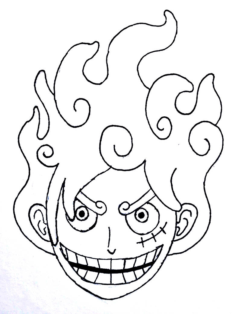 Gear 5 Luffy!!!! by PonzisColoringPages on DeviantArt