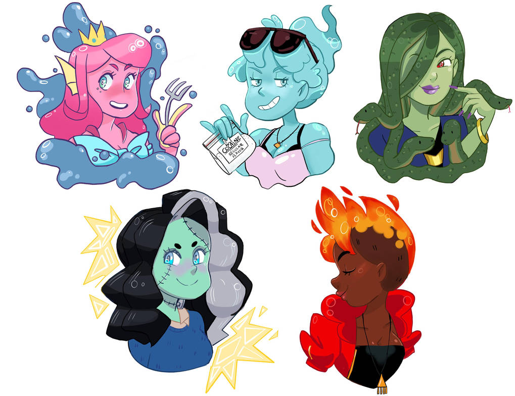 Monster Prom Stickers by milliemara on DeviantArt