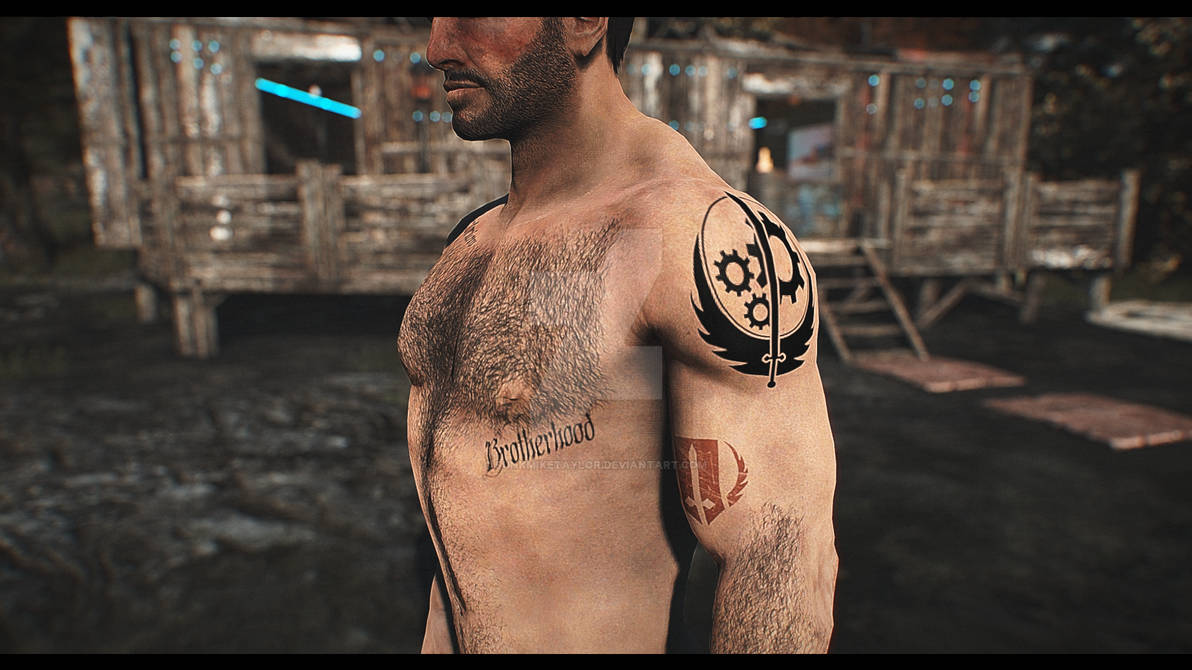 Fallout 4 мужские тату фото 96