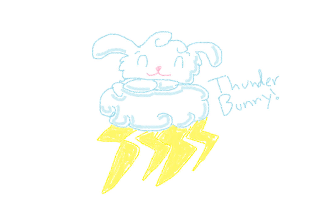 Thunder bunny! by VIB-RIBBONPLE on DeviantArt