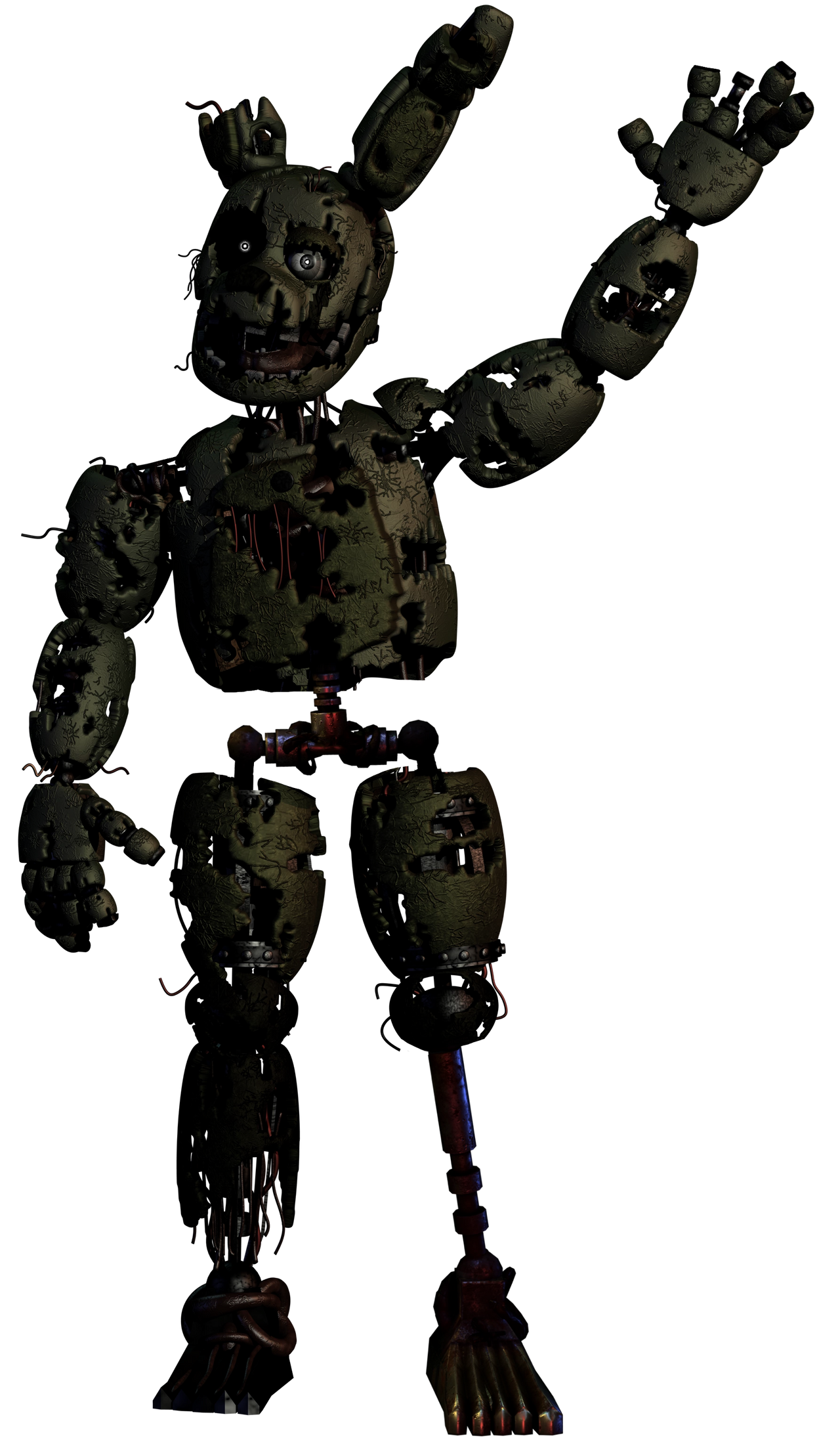 FNAF (Dark Springtrap) by JohnnyRabbit57 on DeviantArt