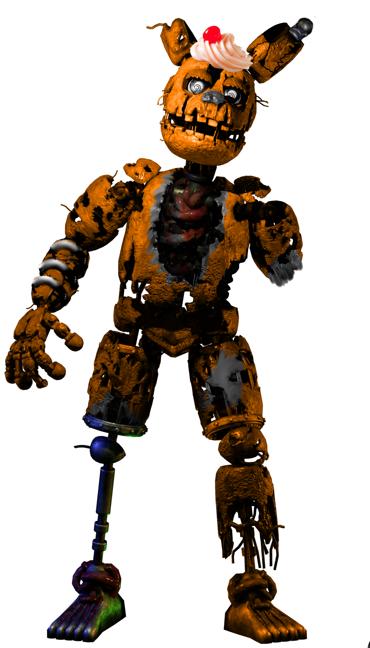 Springtrap Ar Version Gingerbread Springtrap (FNAF AR Skin Concept) by JohnnyRabbit57 on ...