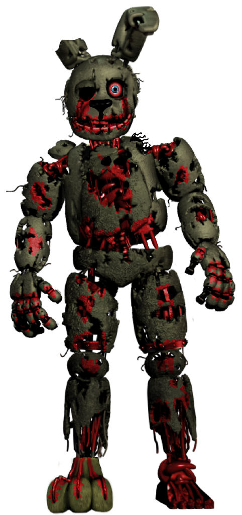 Remastered Version of Springtrap by JohnnyRabbit57 on DeviantArt