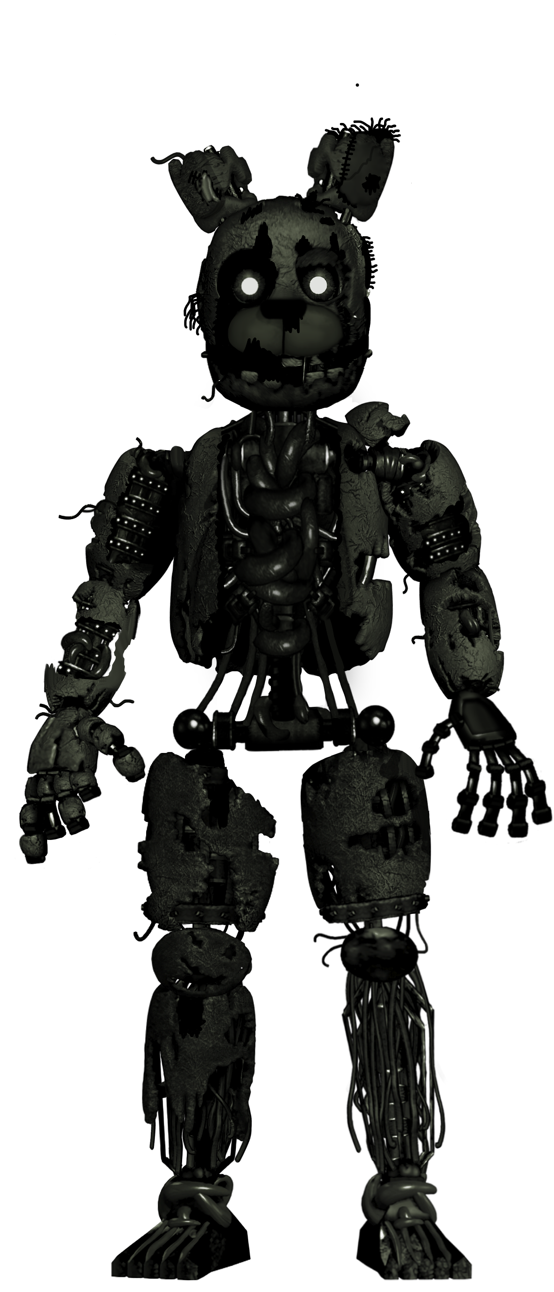FNaF Dark Springtrap (Redesigned Edit) by JohnnyRabbit57 on DeviantArt