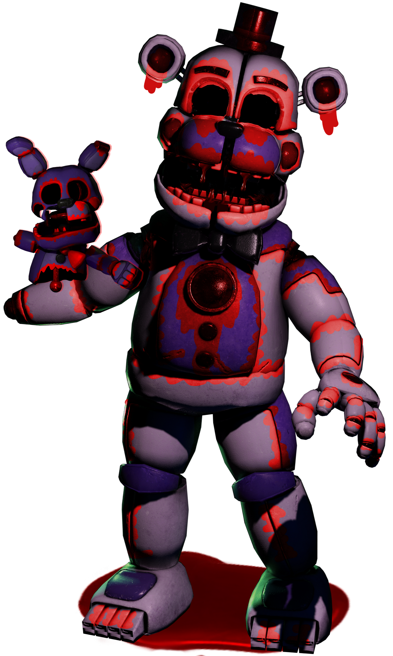 bon bon and funtime freddy on Game Jolt: What if Malhare/Glitchtrap was in FNAF  AR?