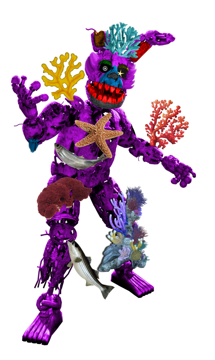 Spring Tap Skin Coral Reef Springtrap (FNaF AR Skin Concept) by JohnnyRabbit57 on ...