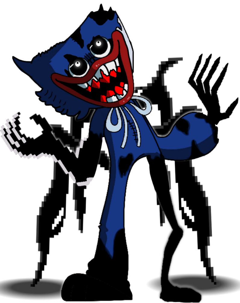 FNF Nightmare Huggy Wuggy by JohnnyRabbit57 on DeviantArt