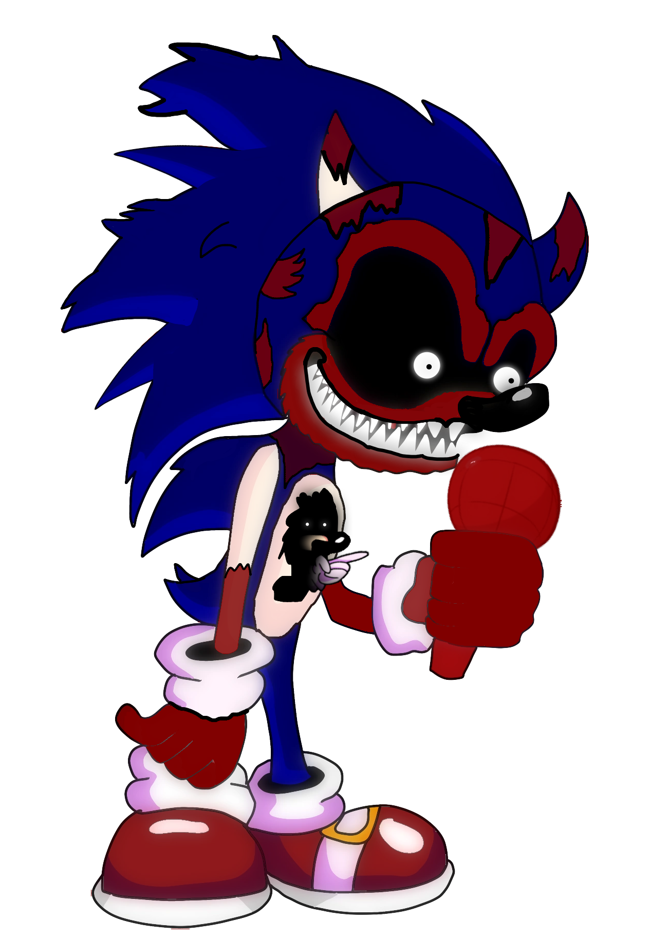 Sonic.exe 2.0 fnf mod redraw by LimaunMan on DeviantArt