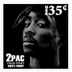 VECTOR - 2PAC Stamp