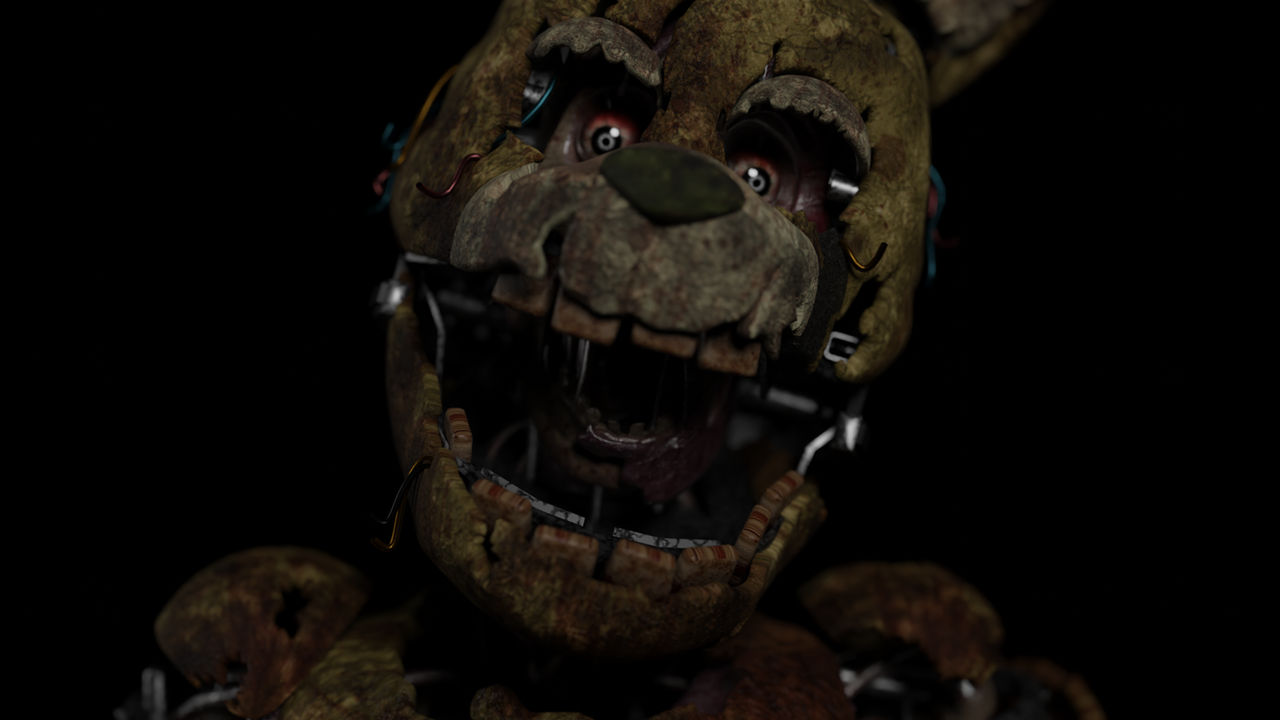 blender stylized springtrap by xXN0N4MXx on DeviantArt