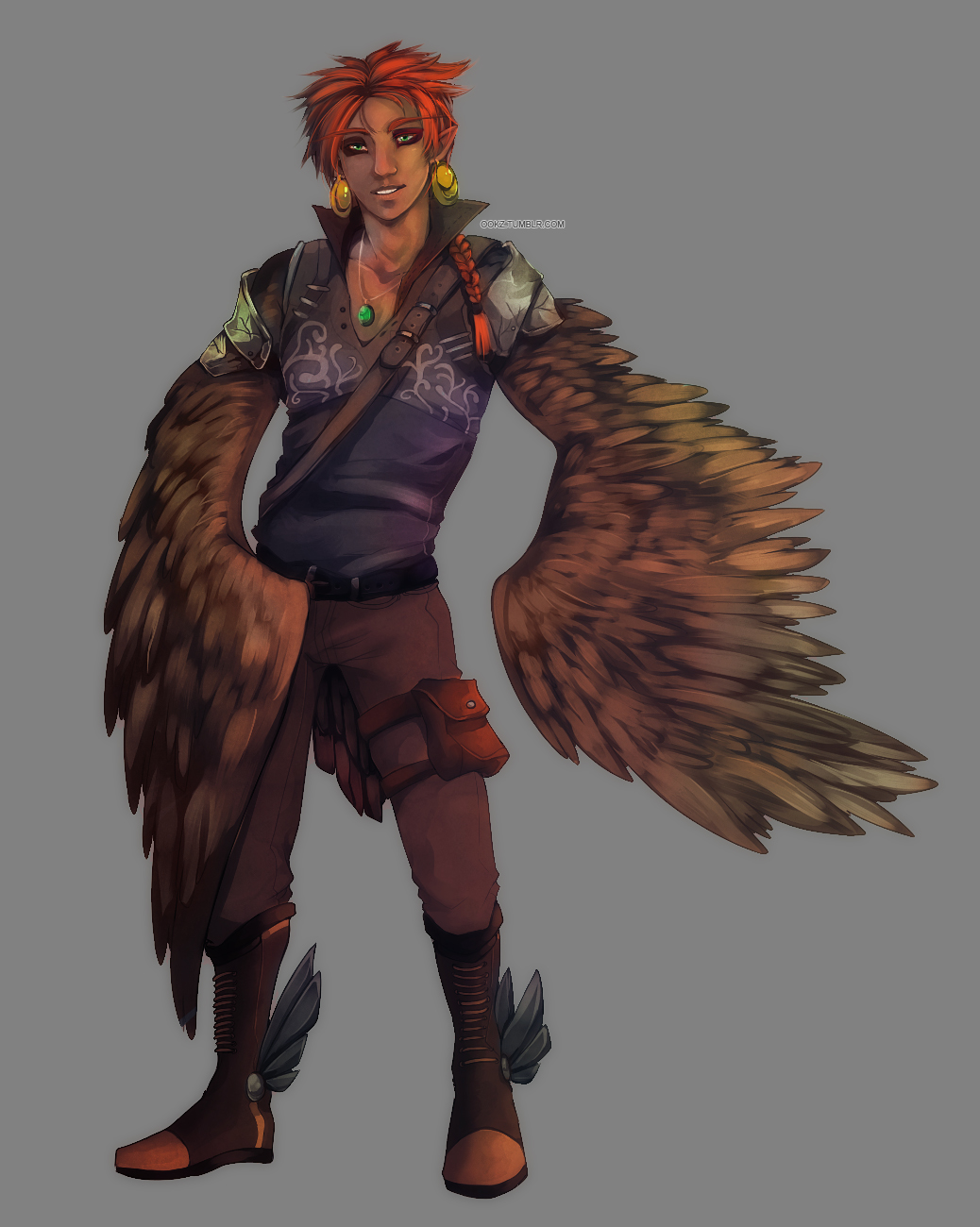 Harpy guy by qunariz on DeviantArt