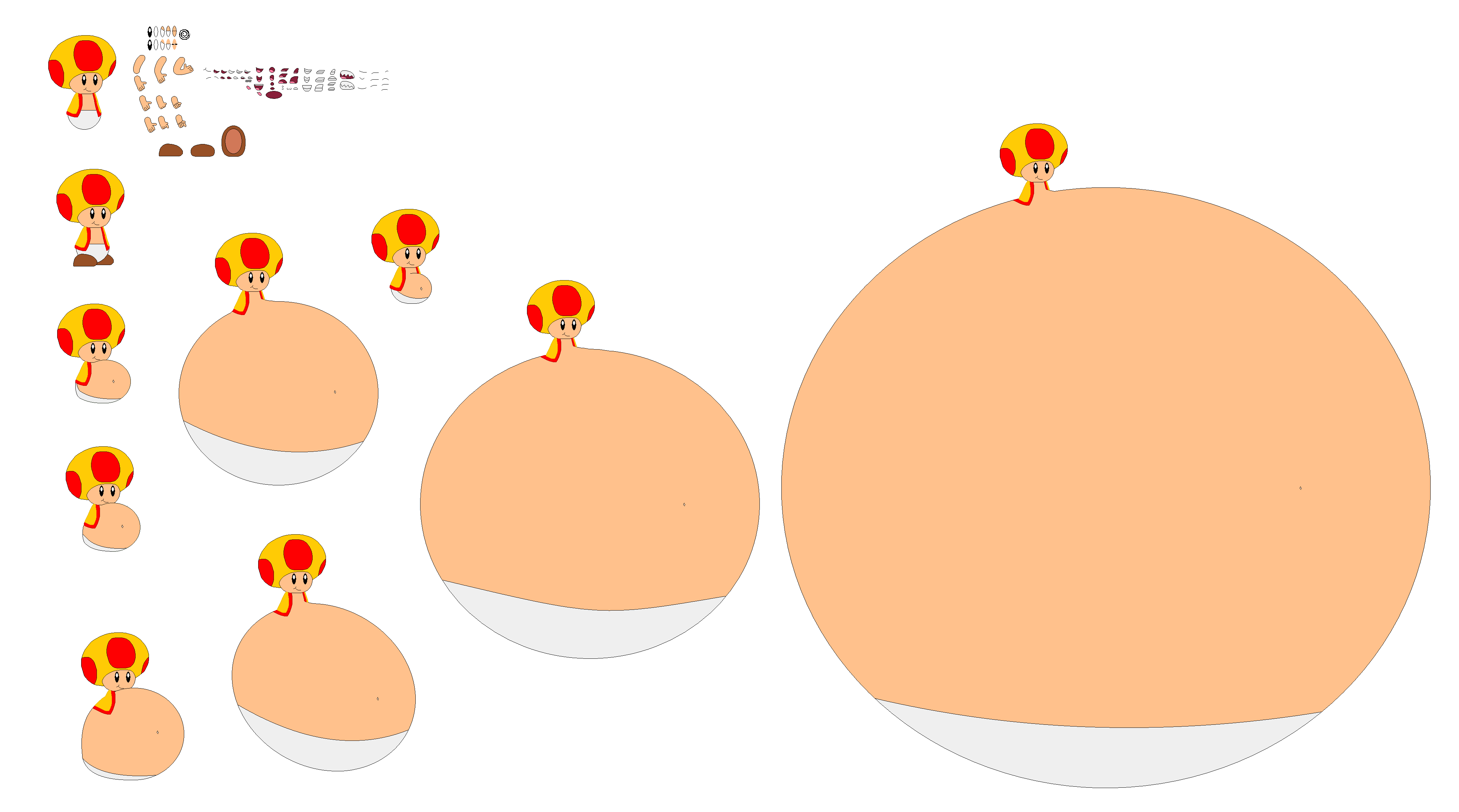 Mega Toad Mega Mushroom Toad Char Builder (Color Edit) by maarlo123456 on DeviantArt