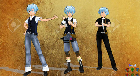 Shigeta Nagisa MMD DL (Assassination Classroom)