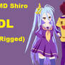 Shiro MMD DL (RIGGED) No Game No Life
