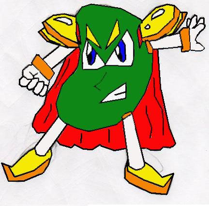 Beanman colored by CrossoverGamer on DeviantArt