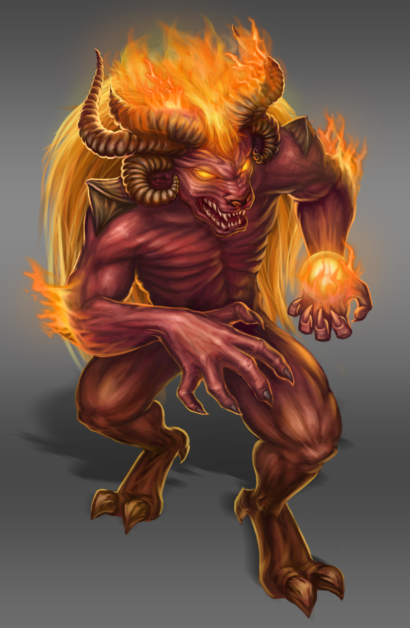Simple Ifrit Ifrit by FallFox on DeviantArt