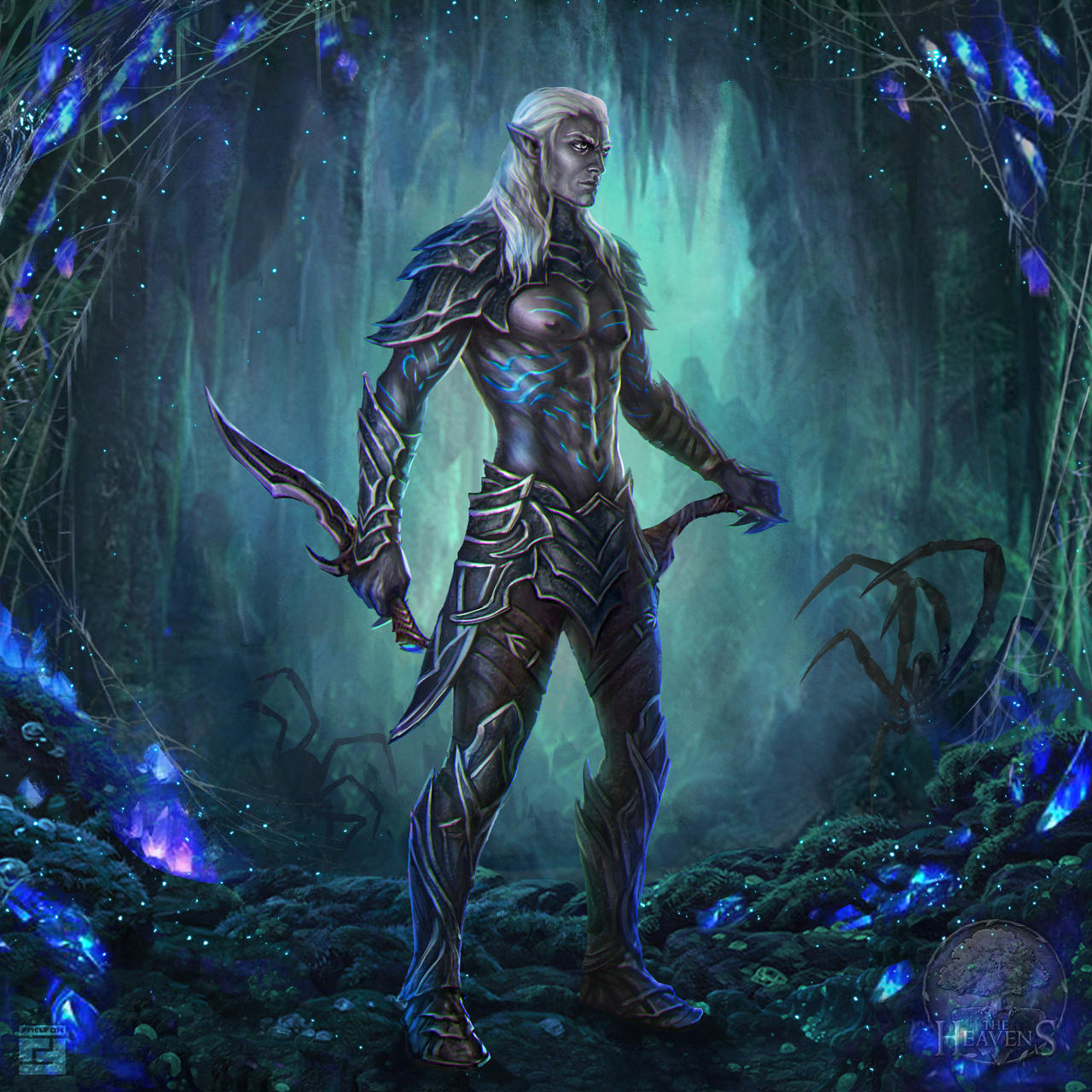 Drow Deviantart Drow scout by FallFox on DeviantArt