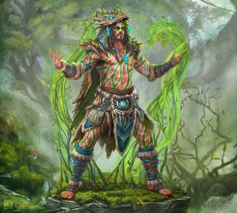 Dragon Kin Shaman Wooden Dragon Shaman by FallFox on DeviantArt