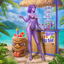 Purple Magess beach edition