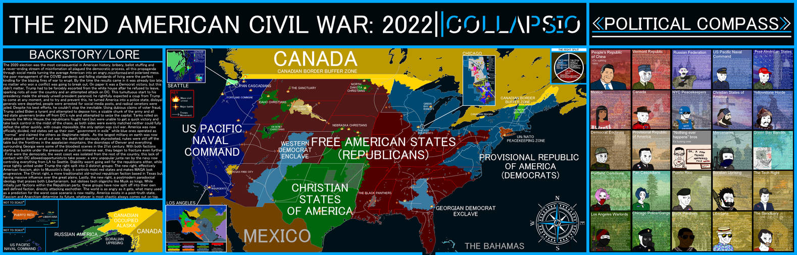The 2nd American Civil War in 2022 - Collapsio by gbooom on DeviantArt