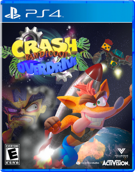 Crash Bandicoot: OVERDRIVE - Cover Art