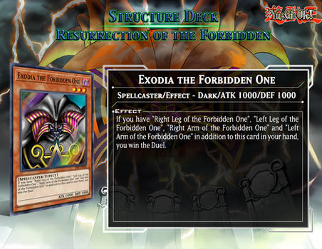 yu gi oh exodia structure deck The Forbidden One you win the Duel Yugioh The Legendary Exodia Incarnate
