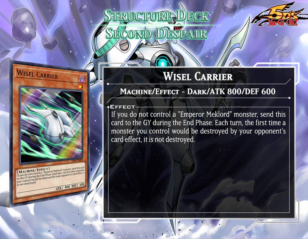 yugioh deck carrier Amazon.com: YU-GI-OH! - Synchron (SDSE-EN003) - Structure Deck: Synchron Extreme - 1st Edition It also includes a special divider featuring the outside design Wisel Carrier by ZorcOrica on