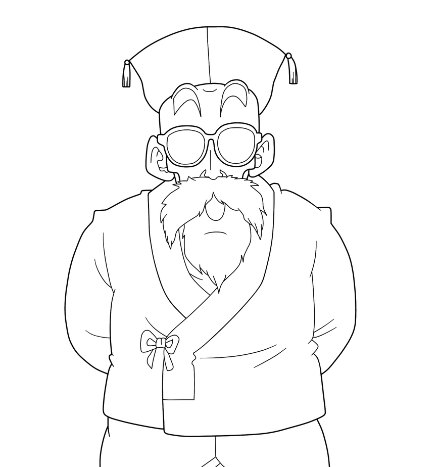 Master Roshi by leorine on DeviantArt