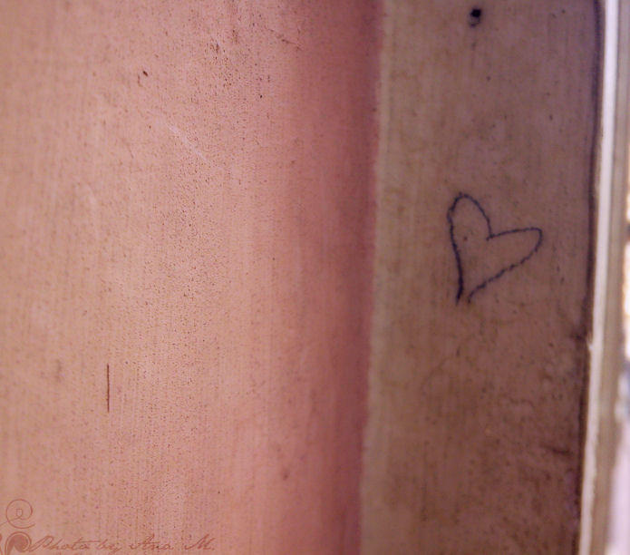 Heart on a wall